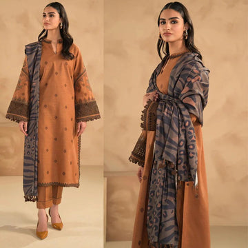 DHANAK 3PC DRESS JUST ON SALE - 2250 FREE DELIVERY