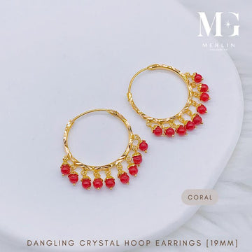 sk_1034 Dangling Crystal Hoop Earring