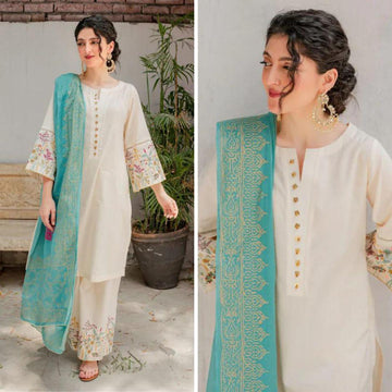 Party wear lawn 3 Piece Dress