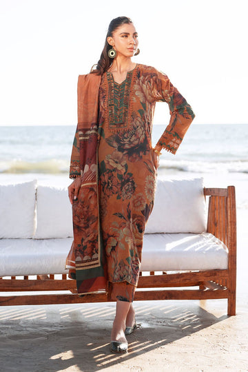 Embroidered Printed Lawn 3 Piece