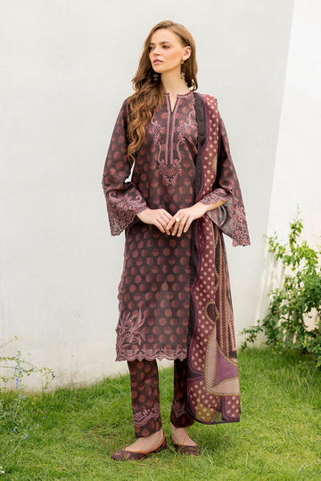 Embroidered Printed Lawn 3 Piece