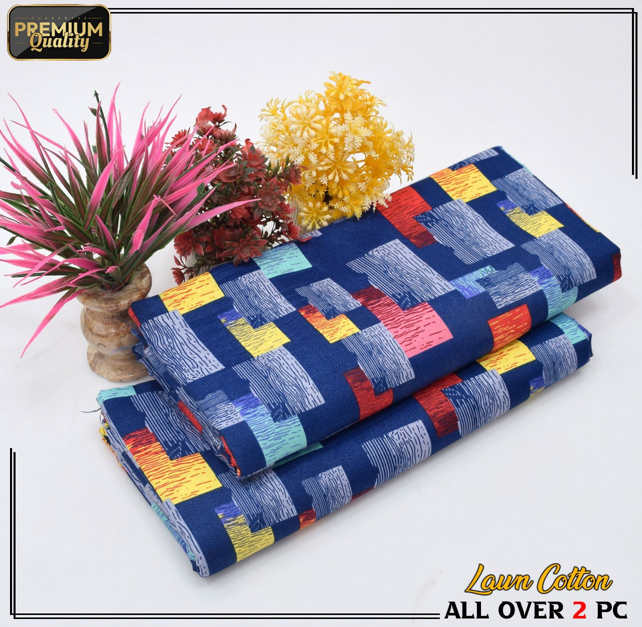 Printed Cotton Lawn 2 Piece