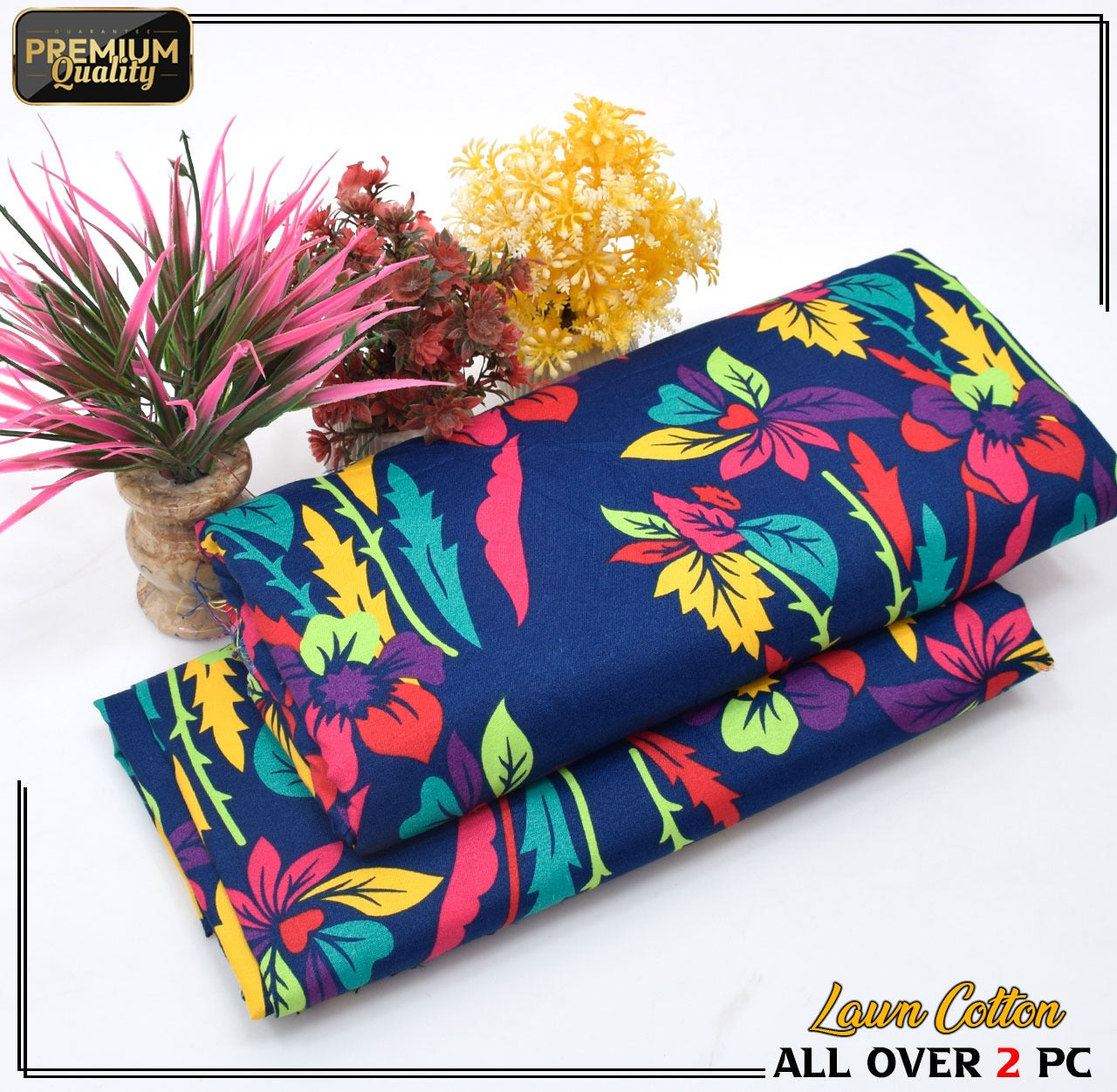 Printed Cotton Lawn 2 Piece