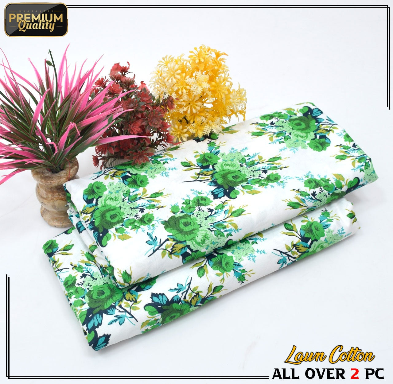 Printed Cotton Lawn 2 Piece
