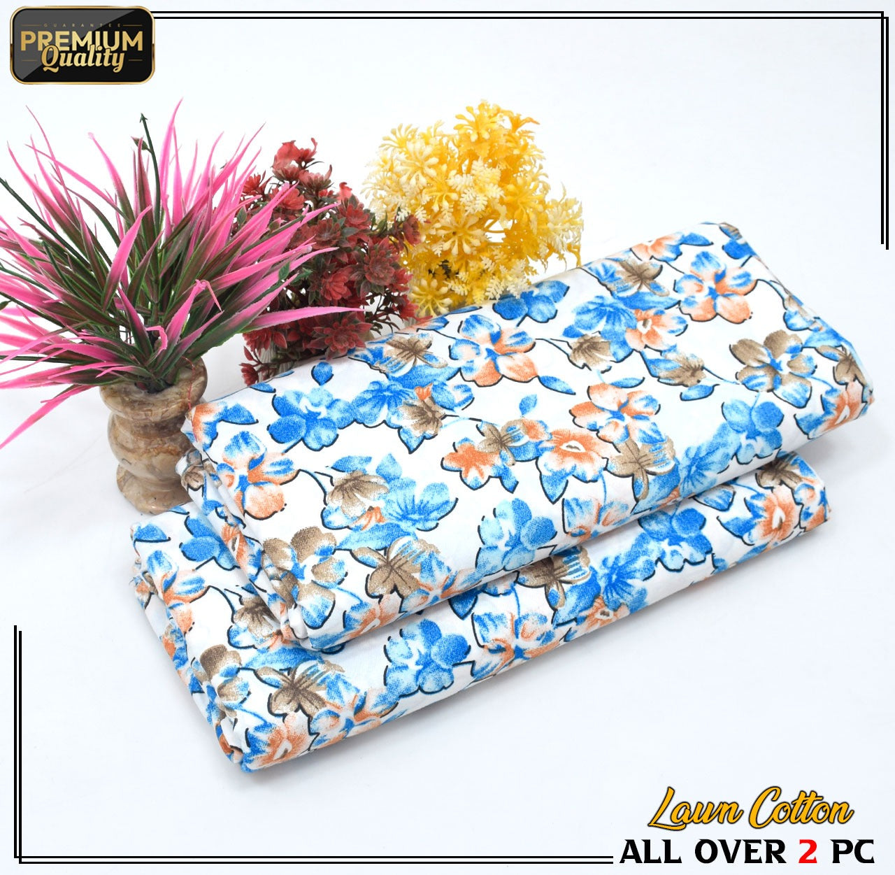 Printed Cotton Lawn 2 Piece