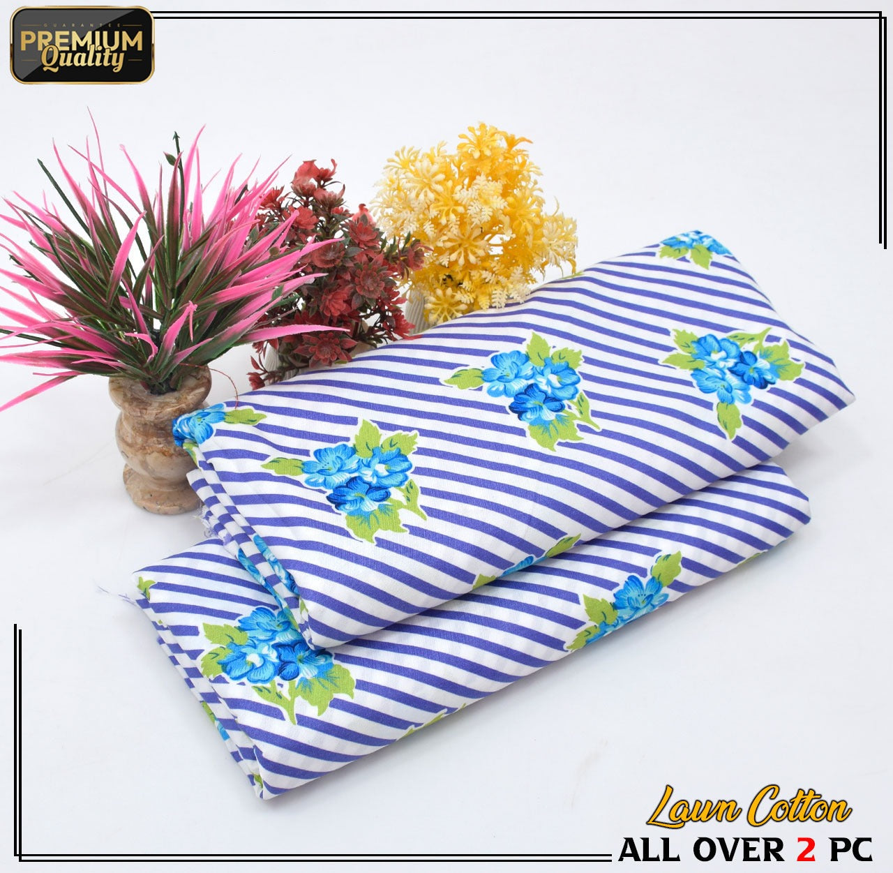 Printed Cotton Lawn 2 Piece