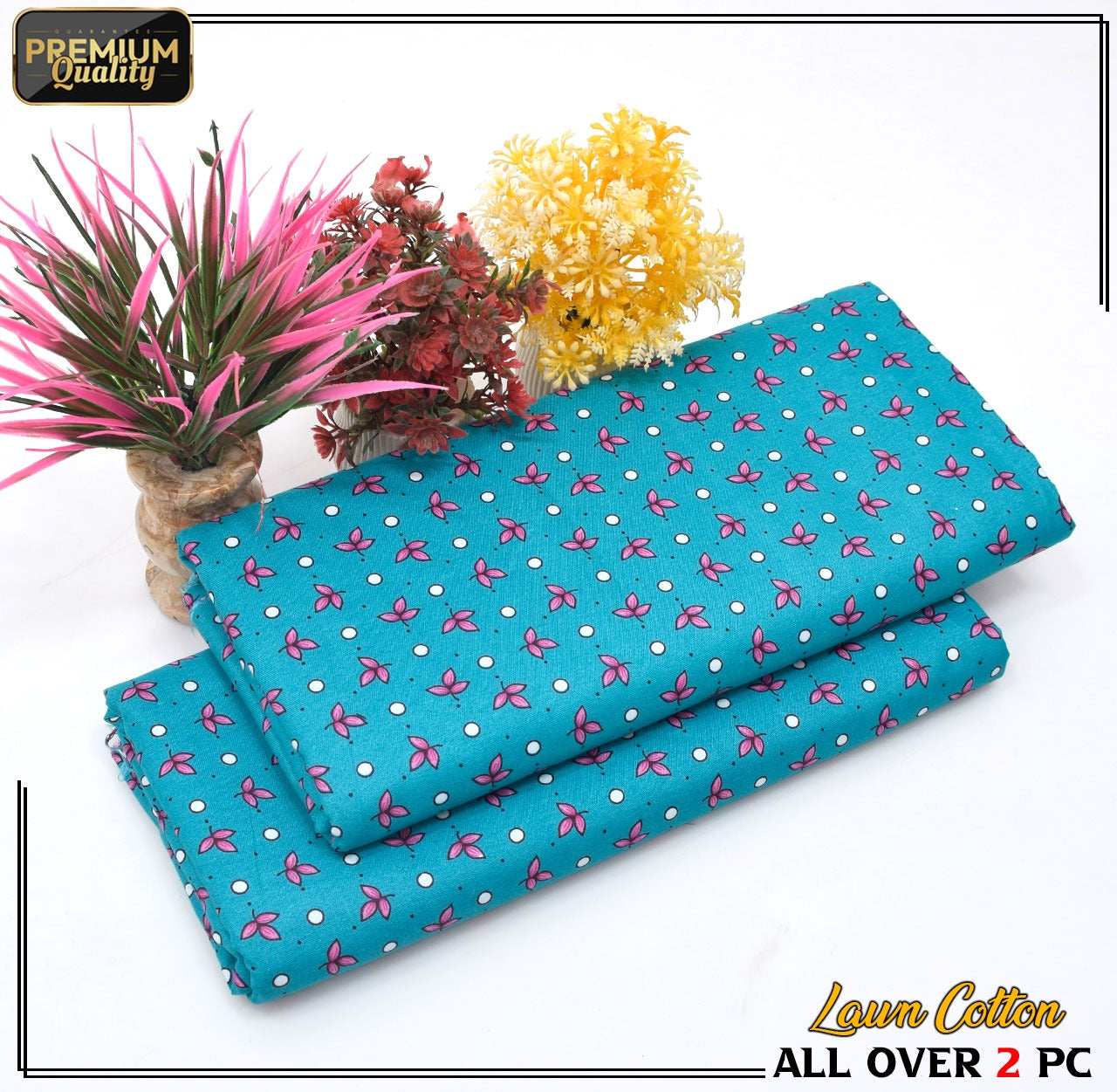 Printed Cotton Lawn 2 Piece