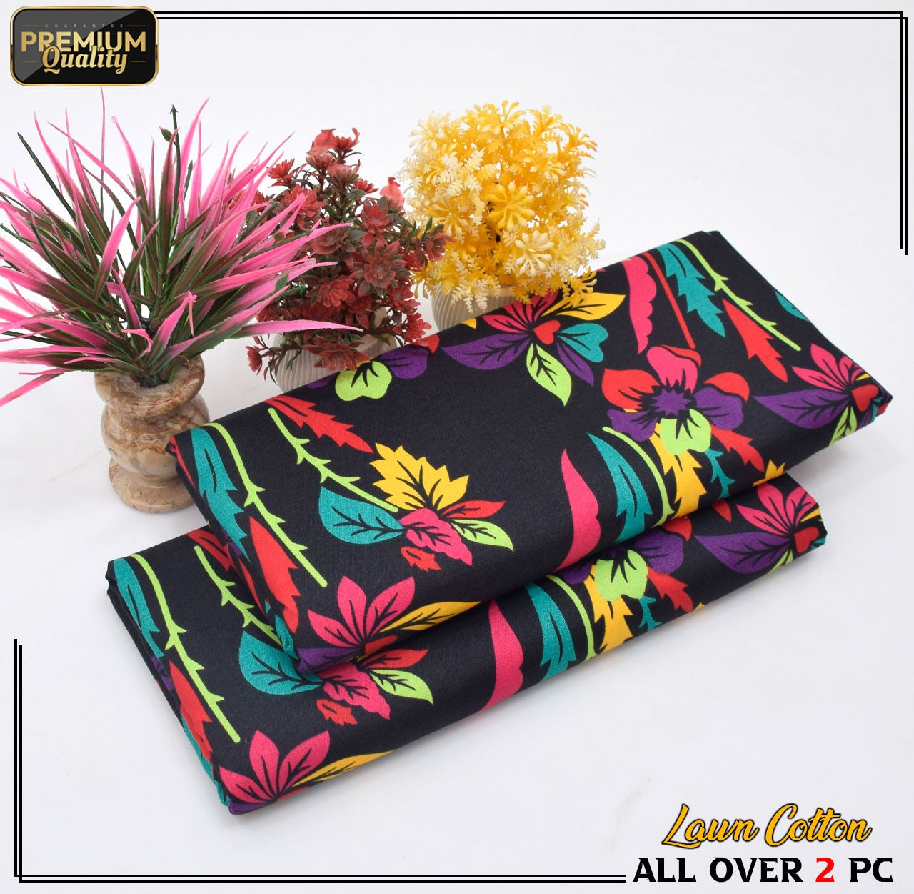 Printed Cotton Lawn 2 Piece